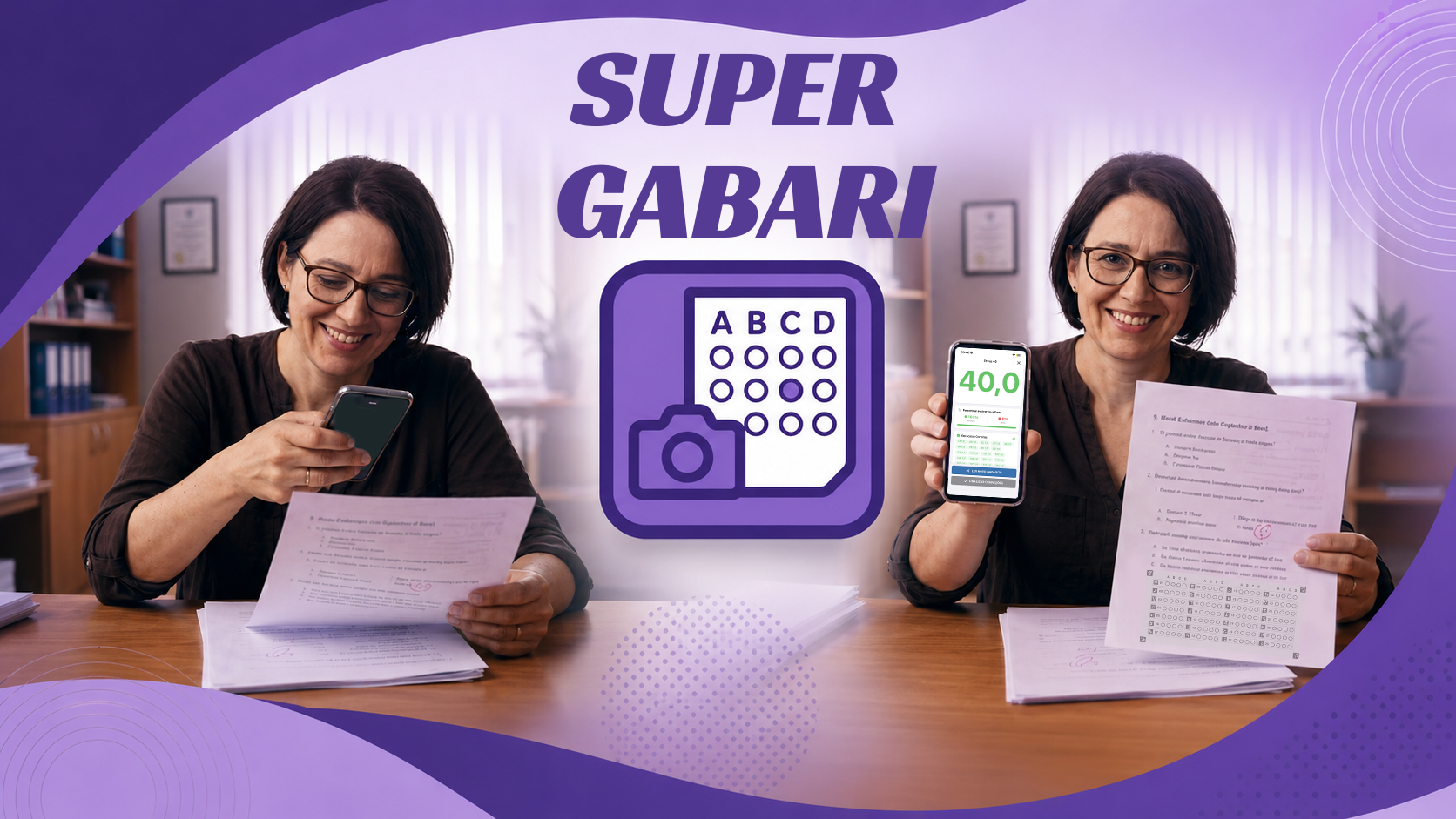 Super Gabari - Teacher grading exams