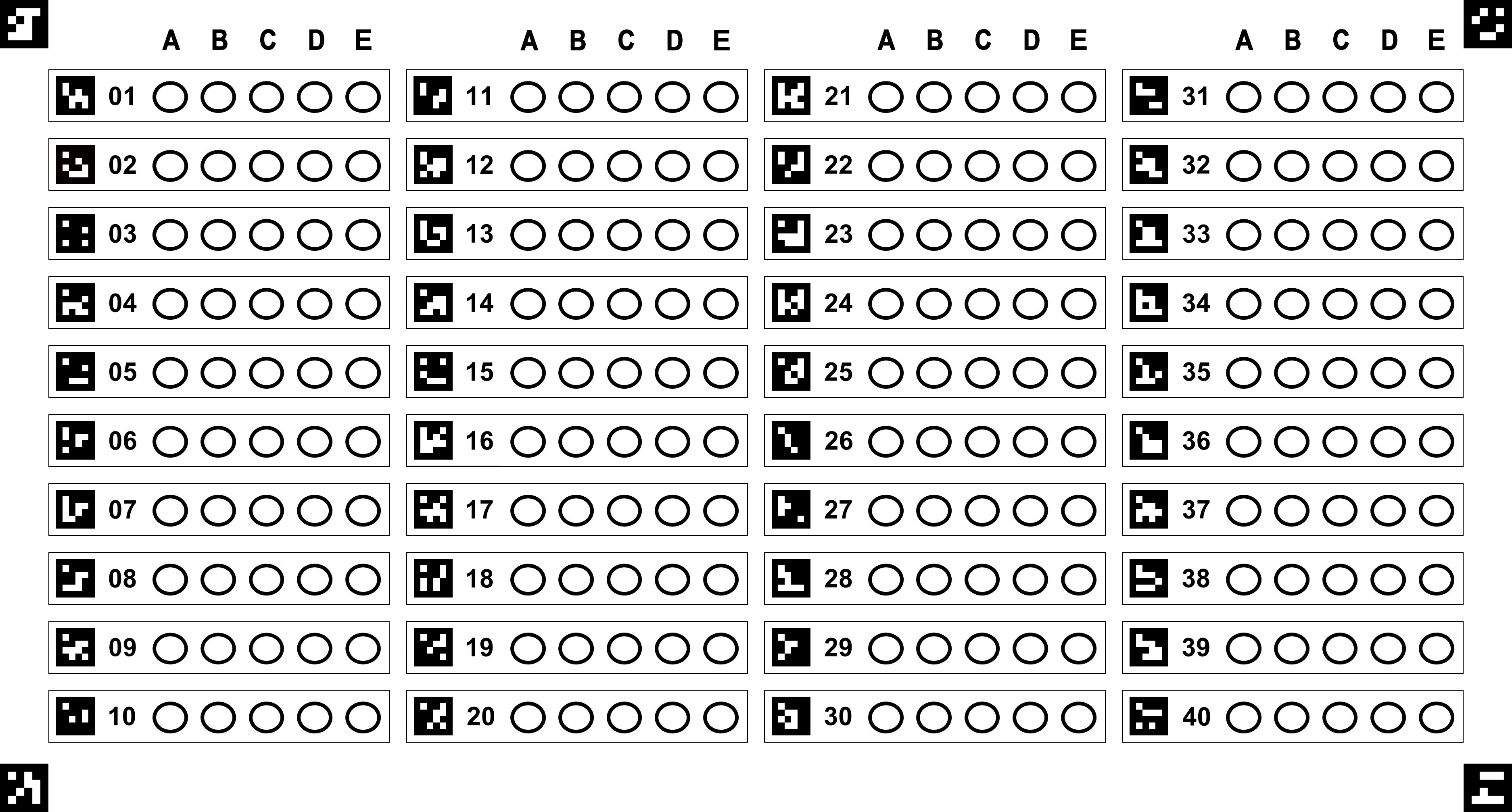 Answer key sample - Super Gabari