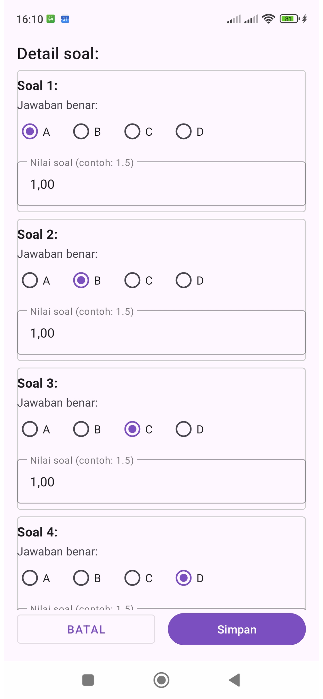 Super Gabari - Detail Soal